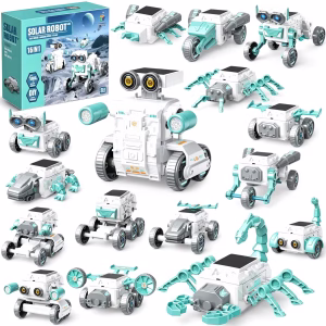 Kit de robot solar 16 en 1 juguete STEM con energía solar